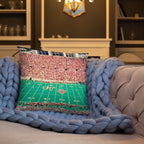Indiana University Hoosiers Retro Pillow - Stadium Vagabond