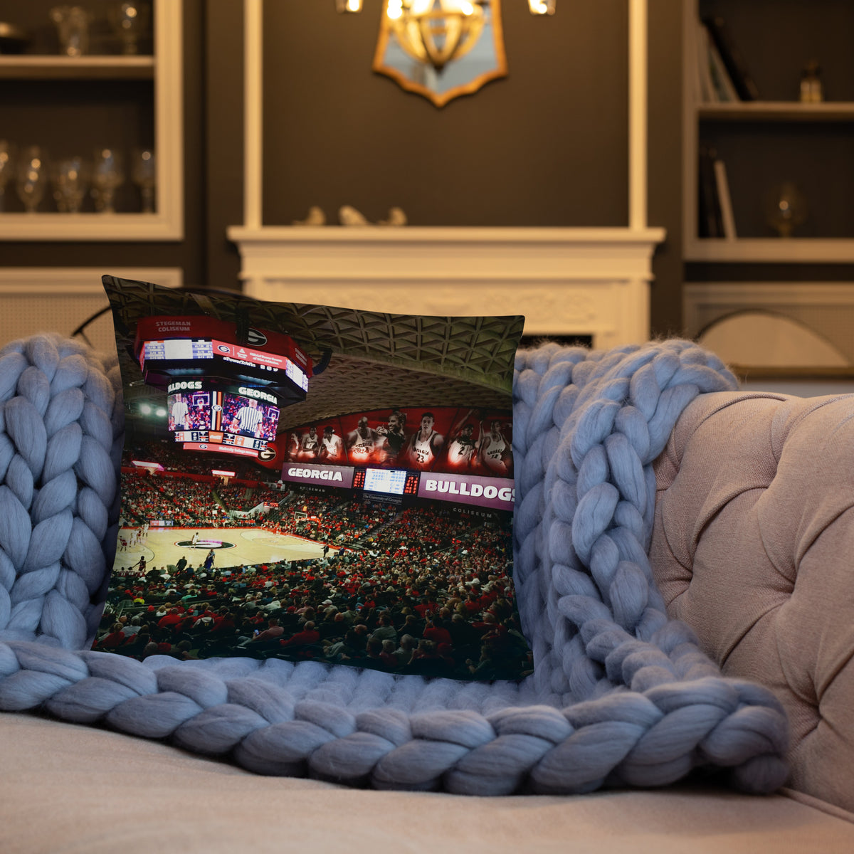 University of Georgia Bulldogs Pillow - Stadium Vagabond