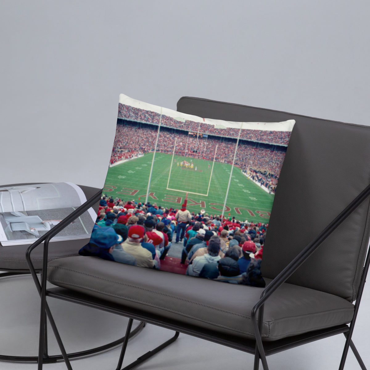 Ohio State Buckeyes "The Horseshoe" Pillow - Stadium Vagabond