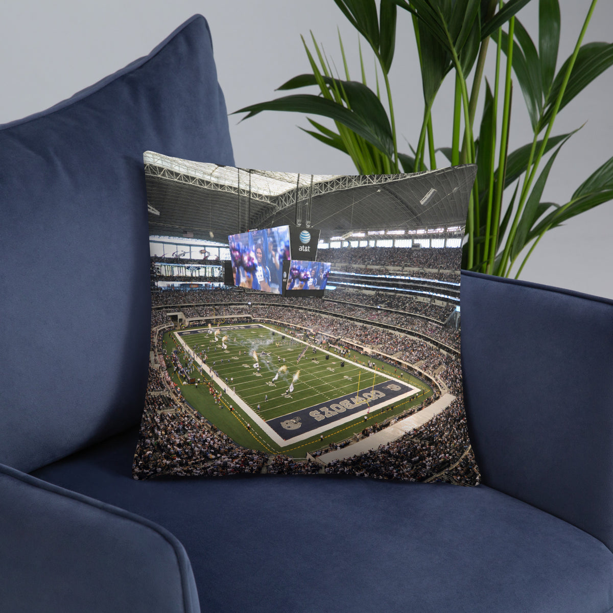 Dallas Cowboys AT&T Stadium Double - Sided Pillow - Stadium Vagabond