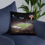 LA Memorial Coliseum - Heart of USC Trojans Pillow - Stadium Vagabond