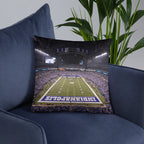 Lucas Oil Stadium - Home of the Indianapolis Colts Double - Sides Pillow - Stadium Vagabond