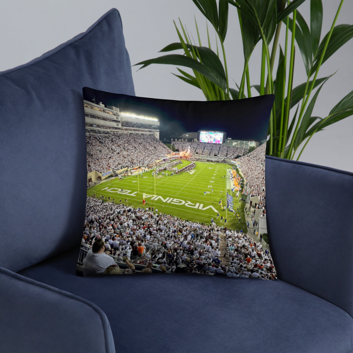 Virginia Tech Hokies Lane Stadium Pillow - Stadium Vagabond