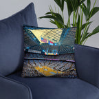 Dean Dome - Home of the UNC - Chapel Hill Tar Heels Pillow - Stadium Vagabond