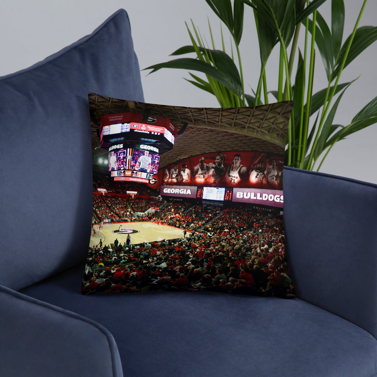 University of Georgia Bulldogs Pillow - Stadium Vagabond