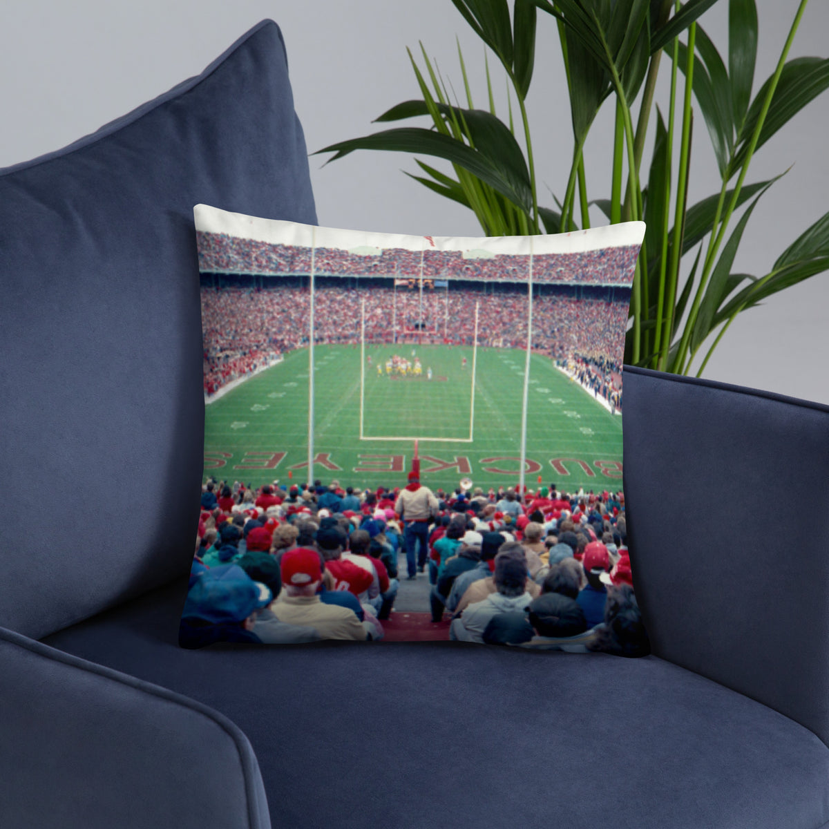 Ohio State Buckeyes "The Horseshoe" Pillow - Stadium Vagabond