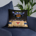 New York Knicks Pillow - NBA CHAMPS ON SCOREBOARD! - Stadium Vagabond