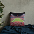 Arrowhead Stadium - Home of the Kansas City Chiefs Double - Sided Pillow - Stadium Vagabond