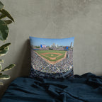 Chicago Cubs Wrigley Field Double - Sided Pillow - Stadium Vagabond
