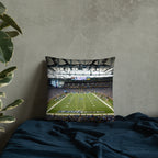 Detroit Lions Double - Sided Pillow - Pontiac Silverdome and Ford Field - Stadium Vagabond