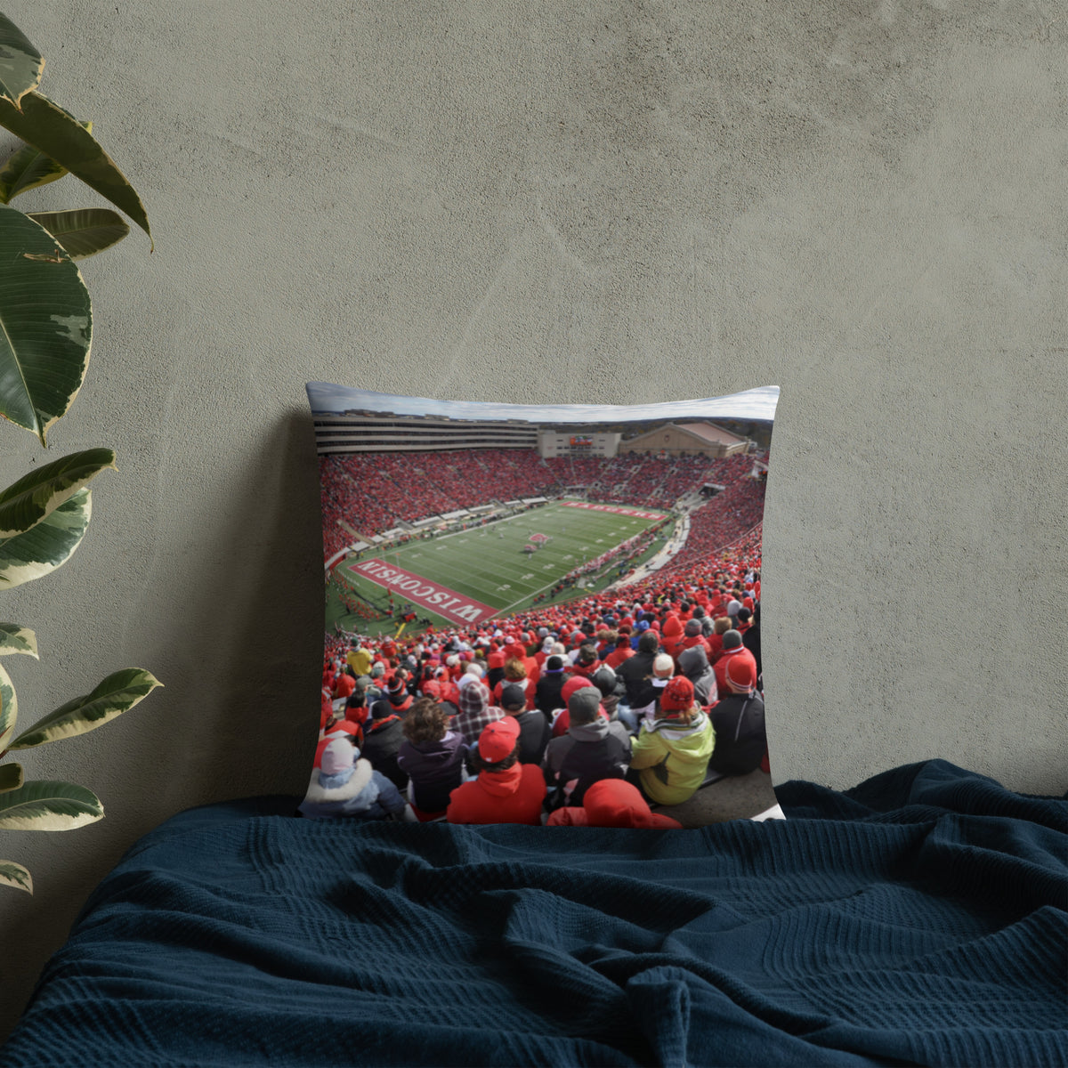 Wisconsin Badgers Camp Randall Pillow - Stadium Vagabond