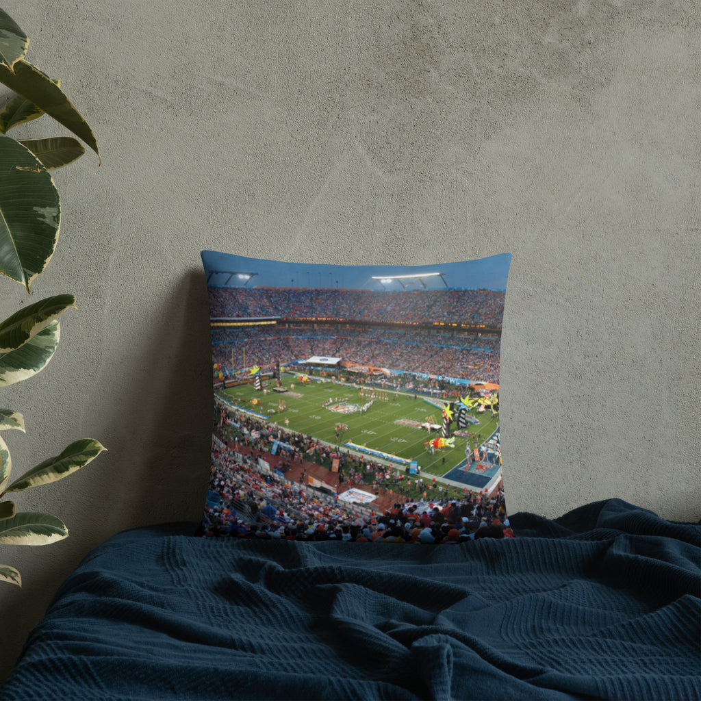 U of Miami Hurricanes Pillow - Stadium Vagabond