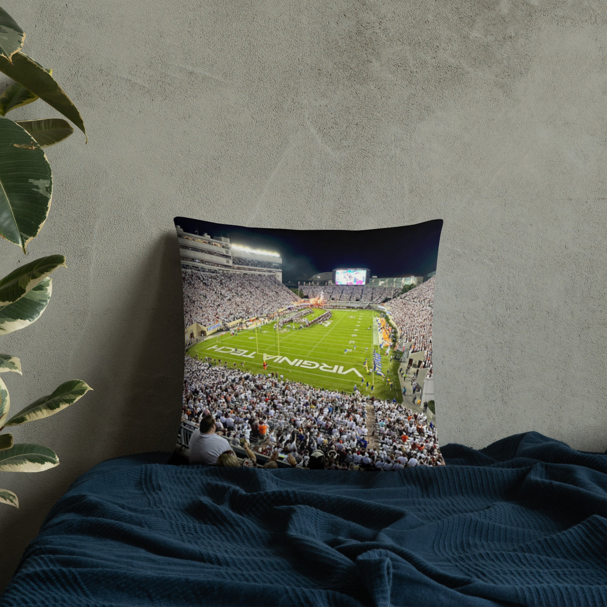 Virginia Tech Hokies Lane Stadium Pillow - Stadium Vagabond