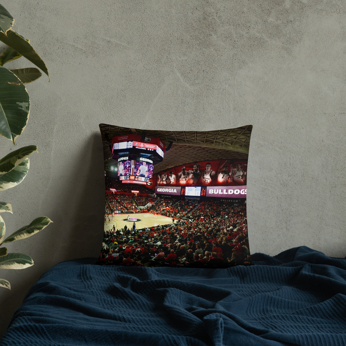 University of Georgia Bulldogs Pillow - Stadium Vagabond