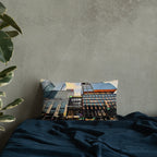Boston Celtics and Boston Bruins- New and Old Boston Garden Pillow - Stadium Vagabond