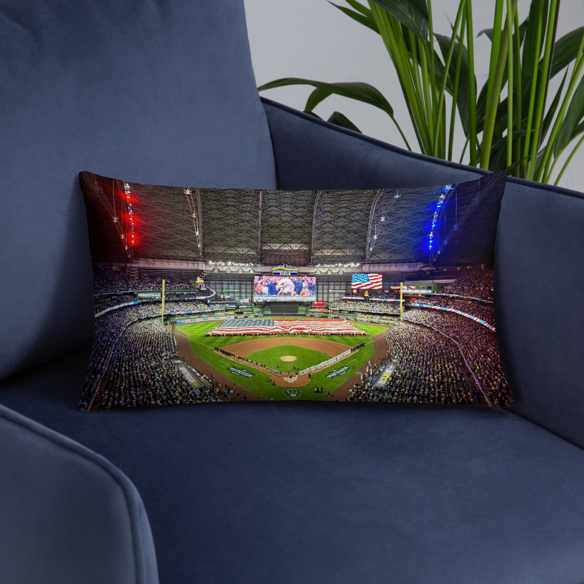 Milwaukee Brewers Pillow - Stadium Vagabond