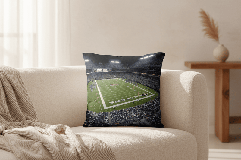 Baltimore Ravens Pillow - Stadium Vagabond