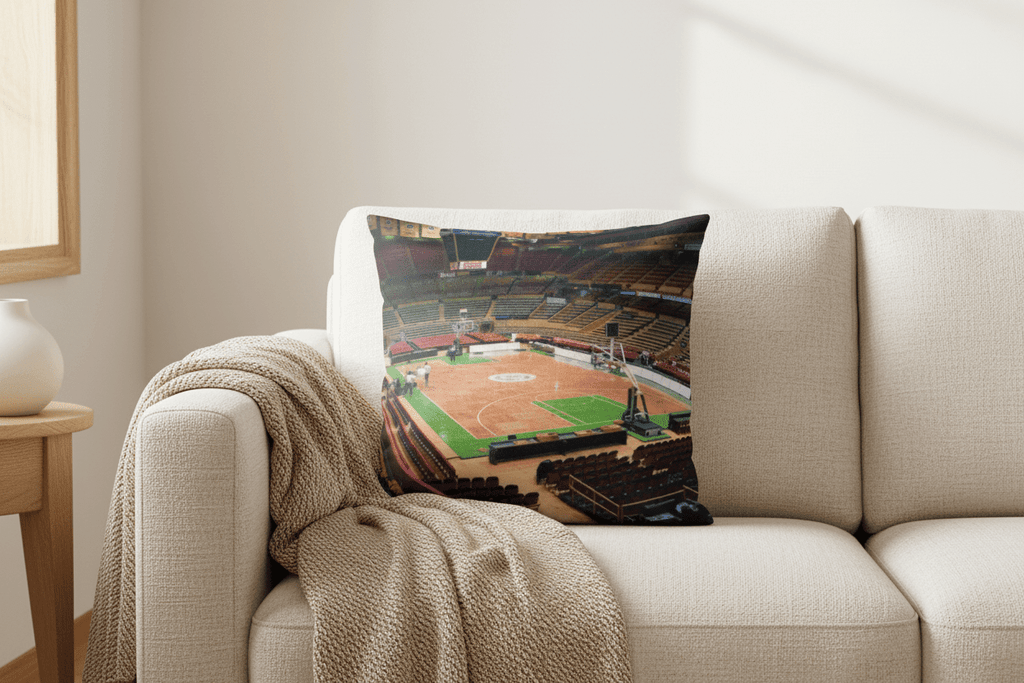 Boston Celtics - From the Parquet to the TD Garden Pillow - Stadium Vagabond