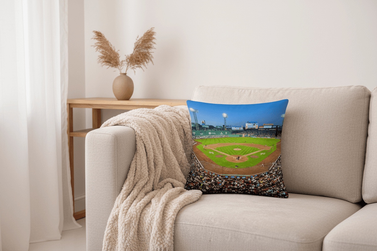 Boston Red Sox and New England Patriots Pillow Case - Stadium Vagabond