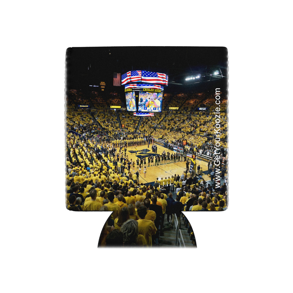 Michigan Wolverines Crisler Center Basketball Maize Out - Stadium Vagabond