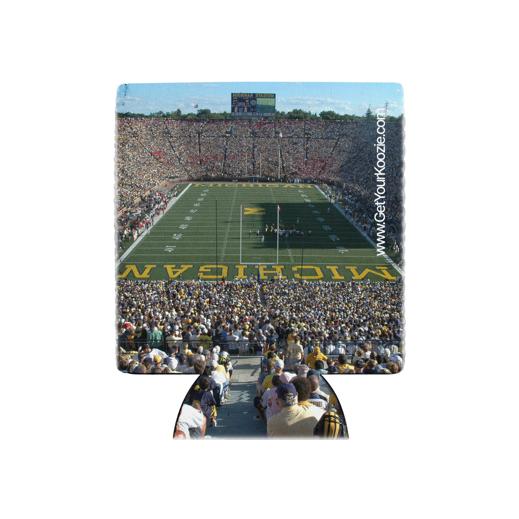 Michigan Wolverines "Big House" Koozie - Stadium Vagabond