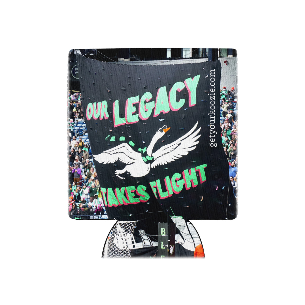 Boston Legacy Soccer Game Koozie - Stadium Vagabond
