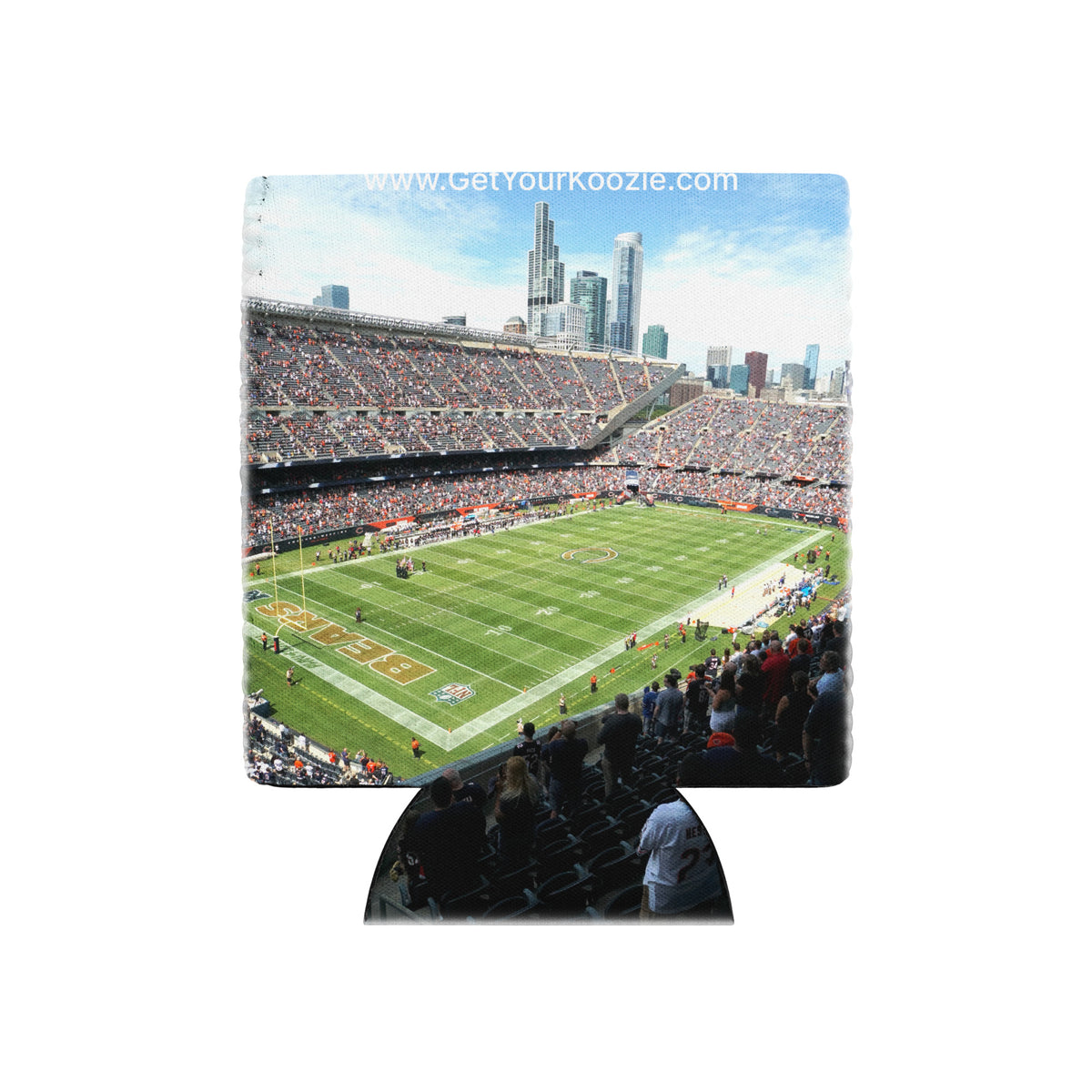 Chicago Bears Soldier Field Koozie - Stadium Vagabond