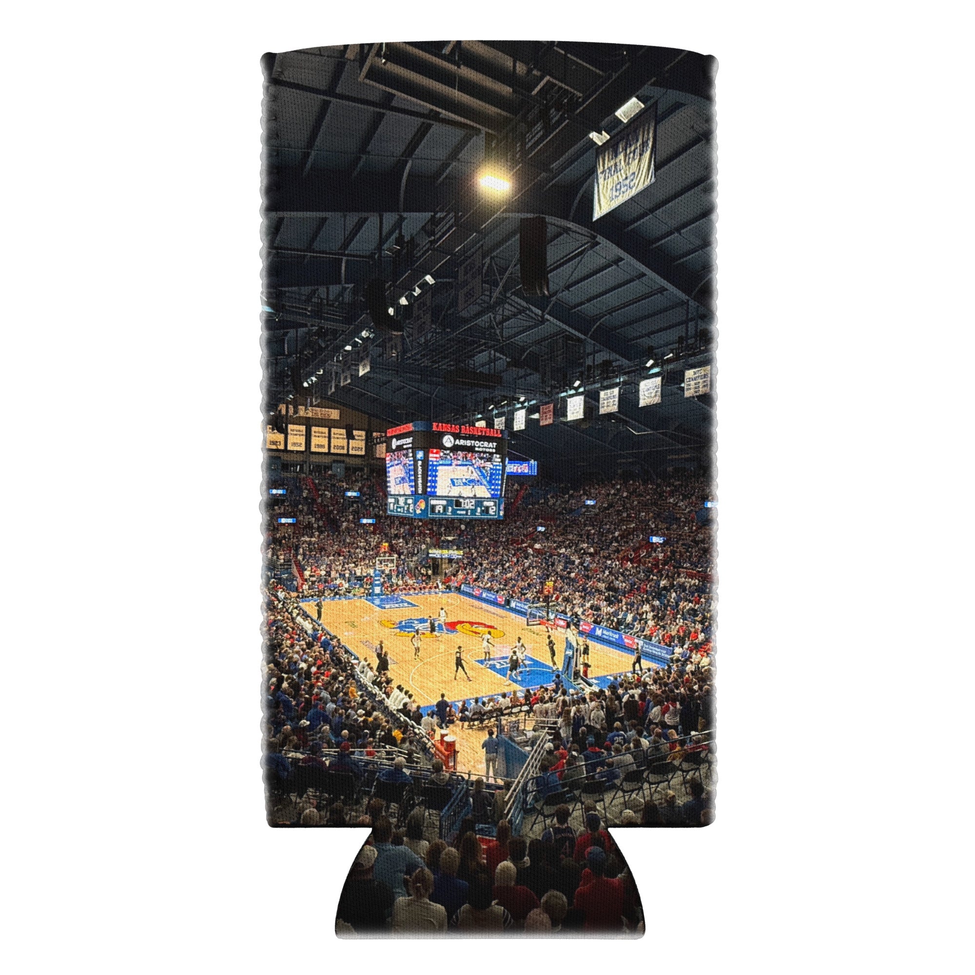 Kansas Jayhawks Basketball Koozie - Stadium Vagabond