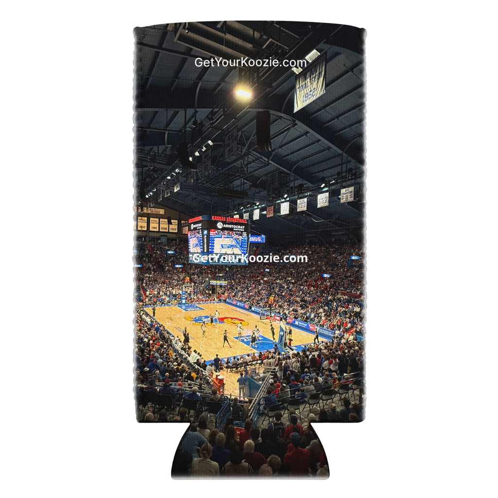 Kansas Jayhawks Basketball Koozie - Stadium Vagabond