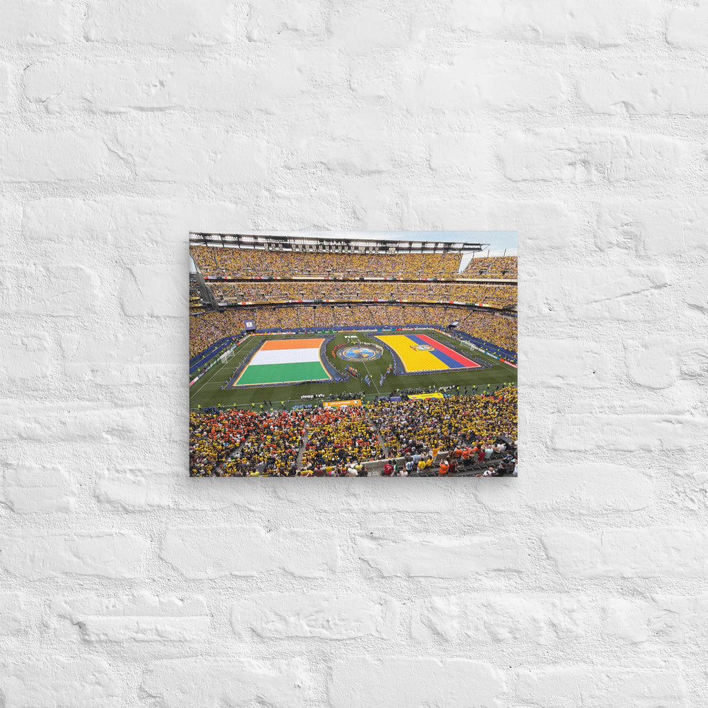 Ecuador vs. Ivory Coast 2026 World Cup Canvas - Stadium Vagabond