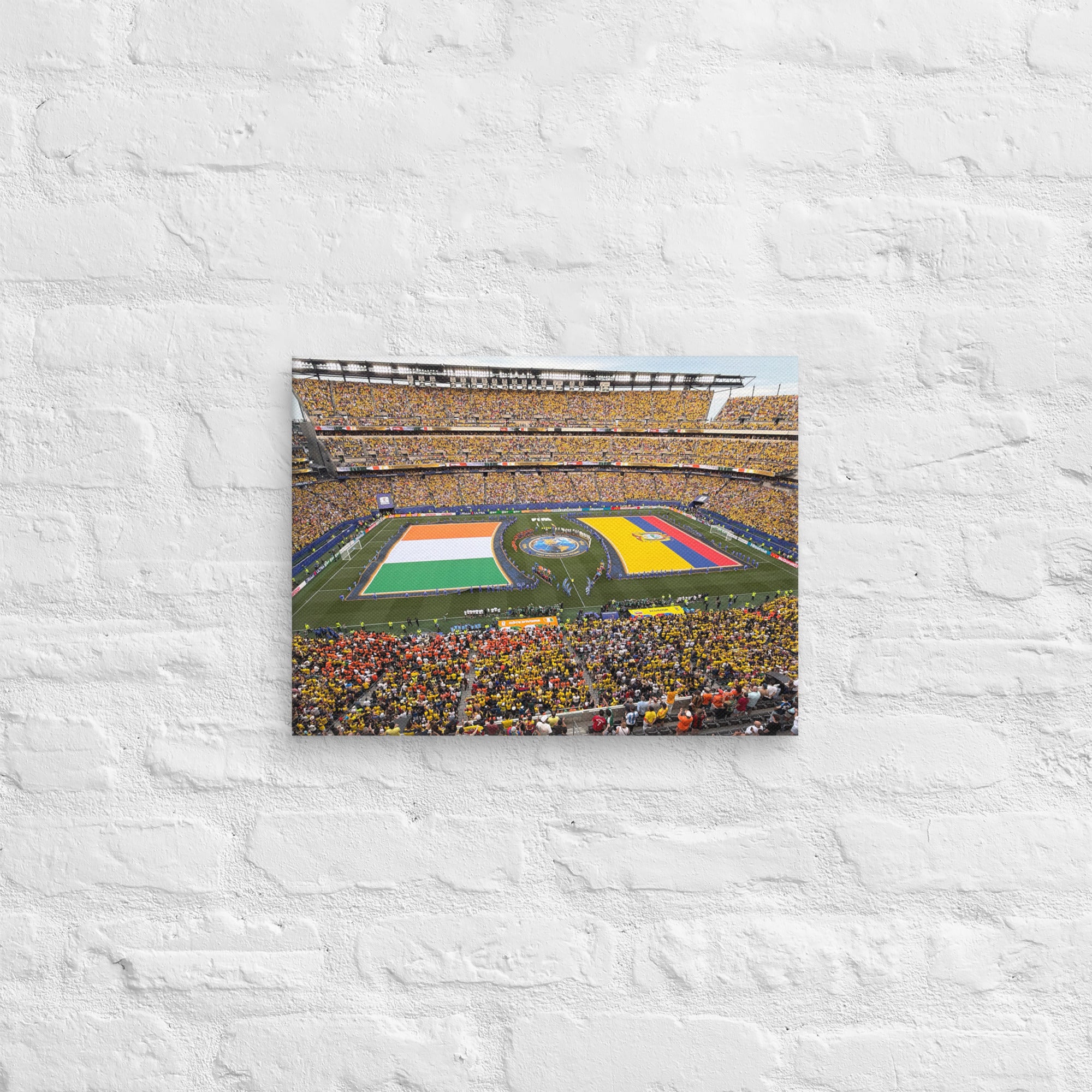 Ecuador vs. Ivory Coast 2026 World Cup Canvas - Stadium Vagabond