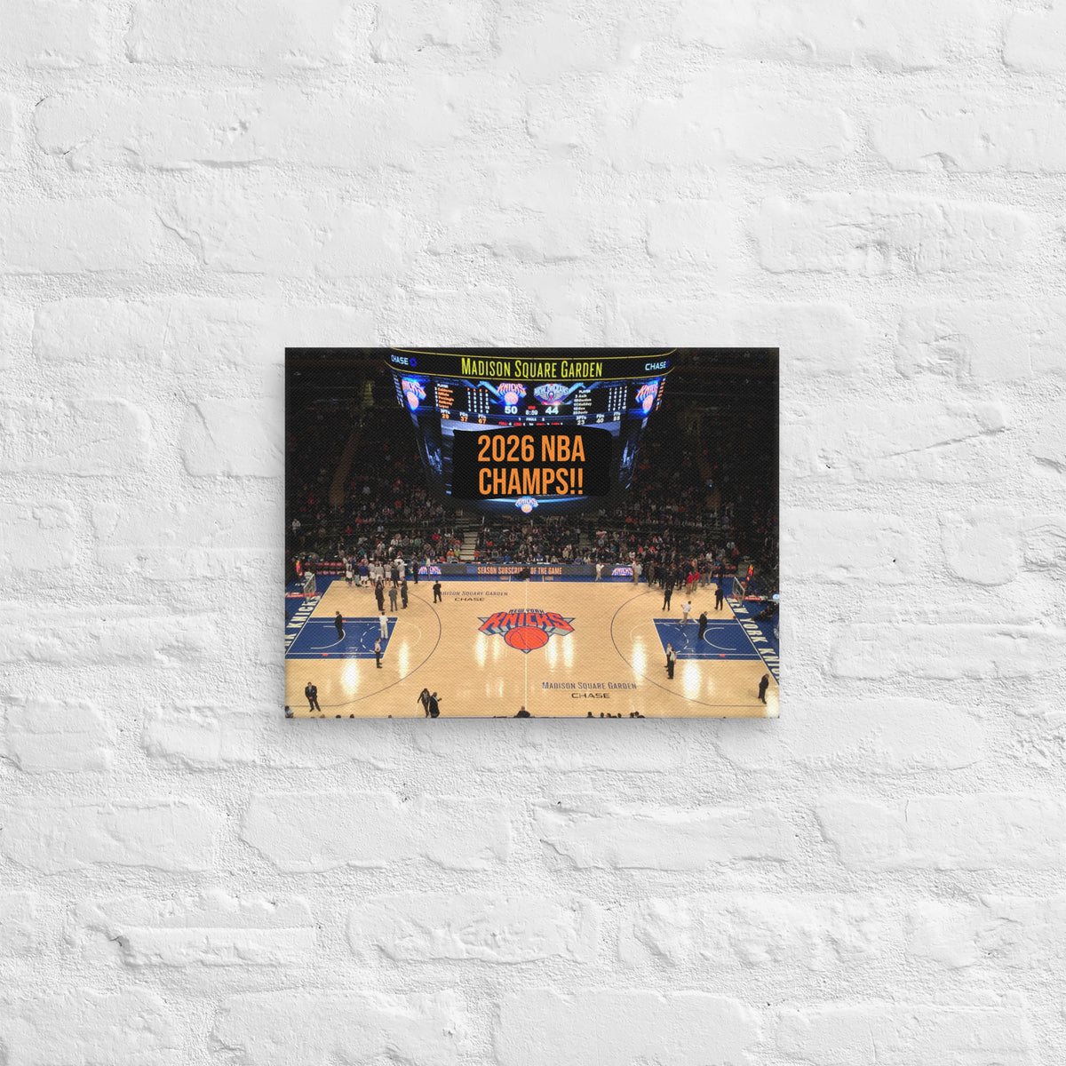 New York Knicks- 2026 NBA Champs Canvas - Stadium Vagabond