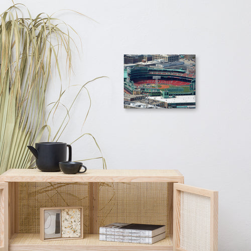 Aerial View of Fenway Park Canvas - Stadium Vagabond