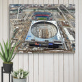 Tennessee Titans - Current and New Nissan Stadium Canvas - Stadium Vagabond