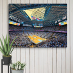 UNC Tar Heels Basketball Carmichael Arena Canvas - Stadium Vagabond