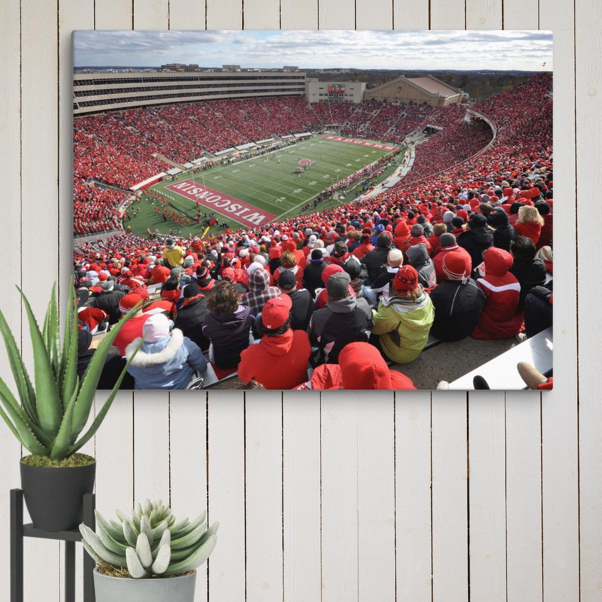 Wisconsin Badgers Camp Randall Canvas - Stadium Vagabond