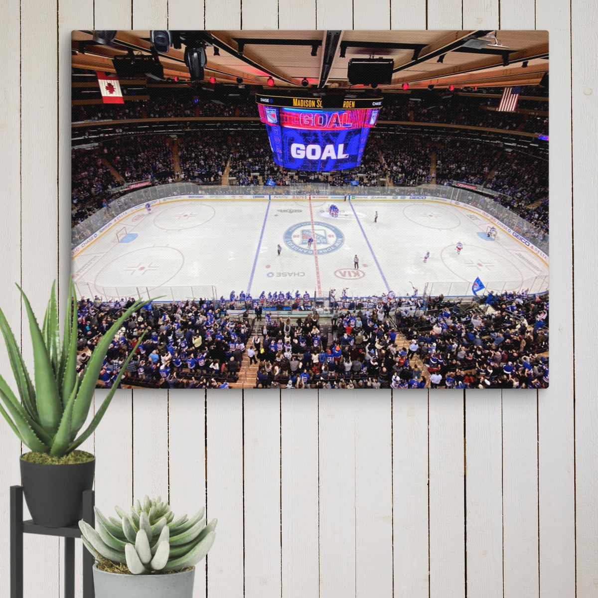 New York Rangers, Madison Square Garden Canvas - Stadium Vagabond