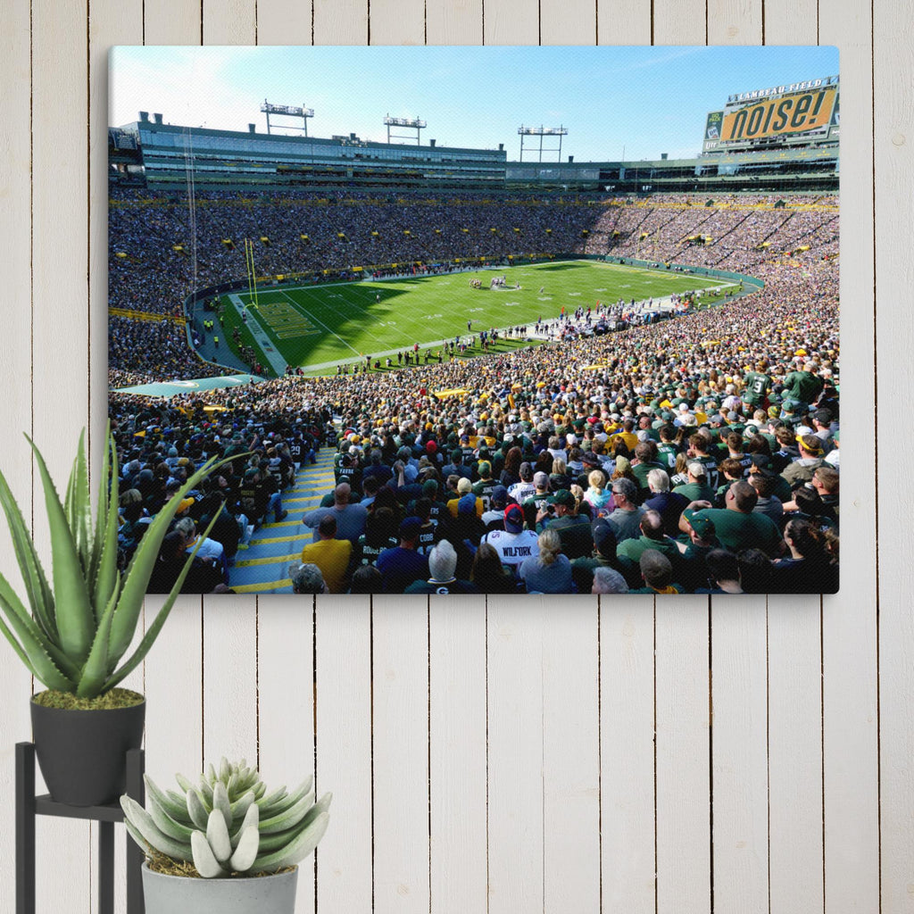 Green Bay Packers Lambeau Field Canvas - Stadium Vagabond