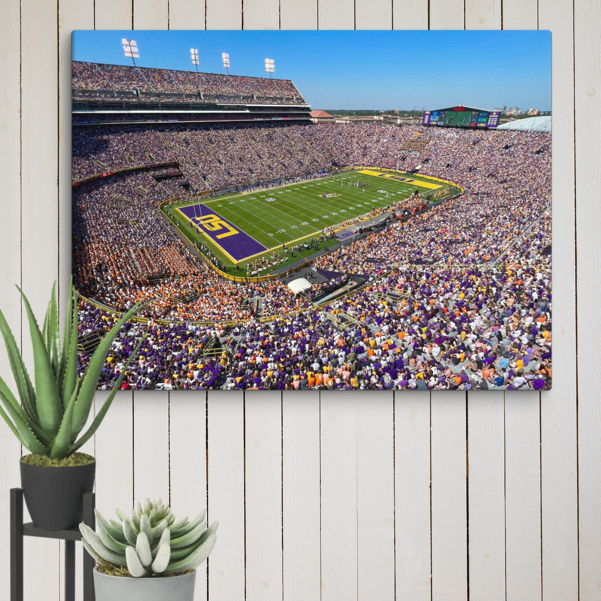LSU Tigers Canvas - Stadium Vagabond