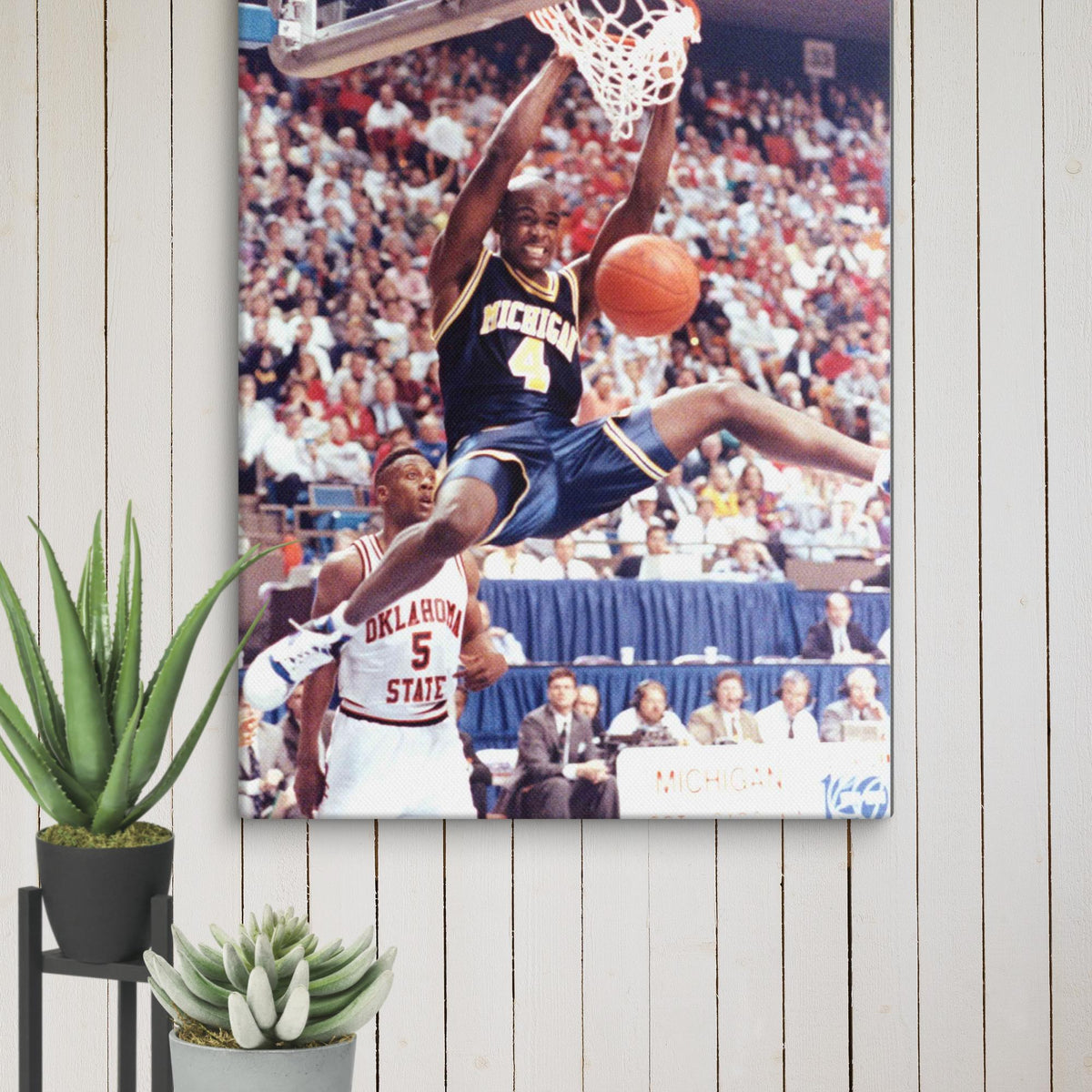 Michigan Wolverines Fab Five Chris Weber Dunk Canvas - Stadium Vagabond