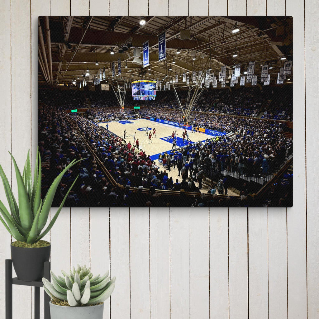 Duke Blue Devils Basketball Canvas - Stadium Vagabond
