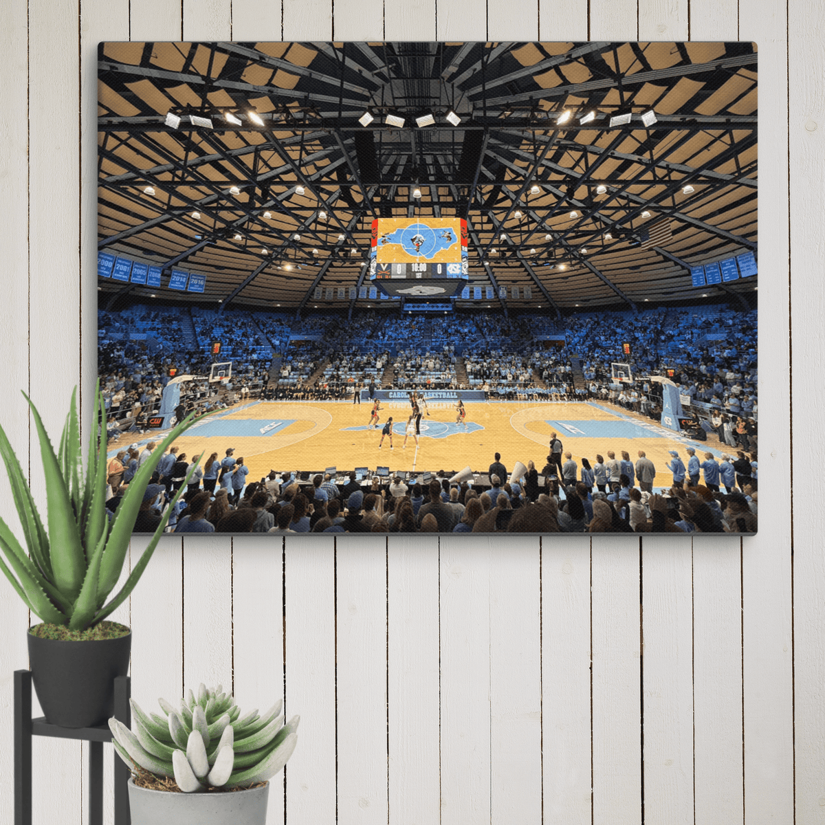 UNC Tar Heels Basketball Canvas - Stadium Vagabond