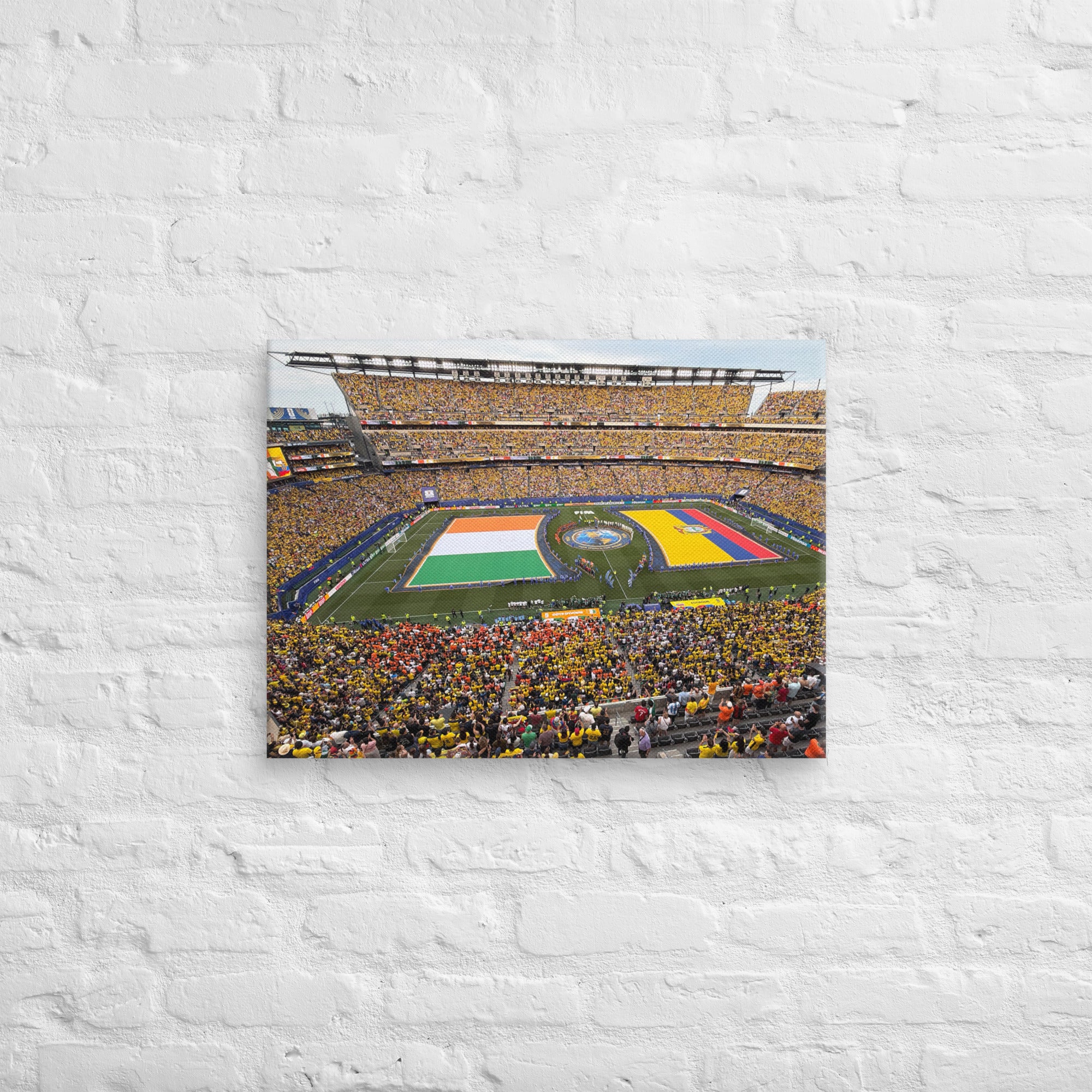 Ecuador vs. Ivory Coast 2026 World Cup Canvas - Stadium Vagabond
