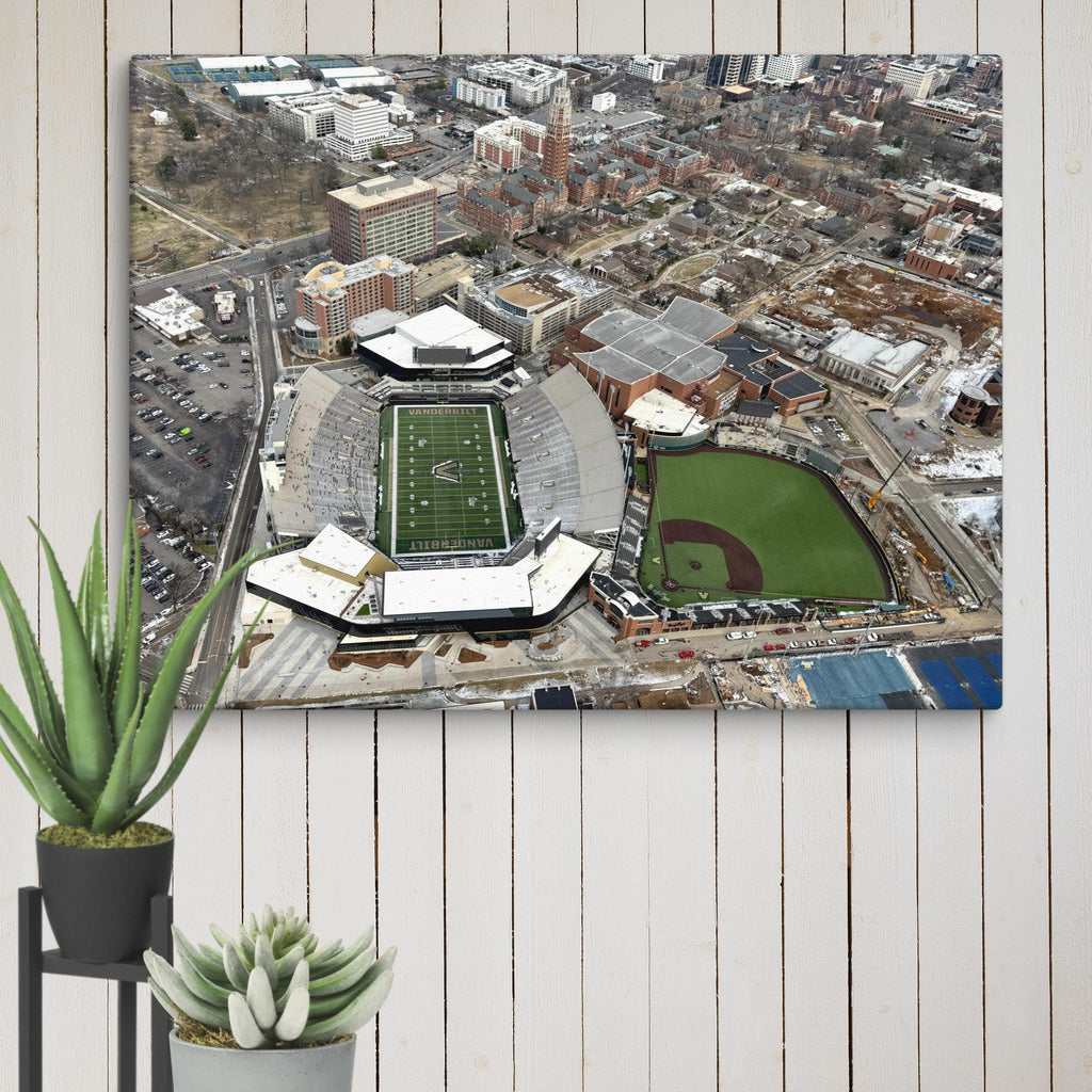 Vanderbilt From the Sky Canvas - Stadium Vagabond