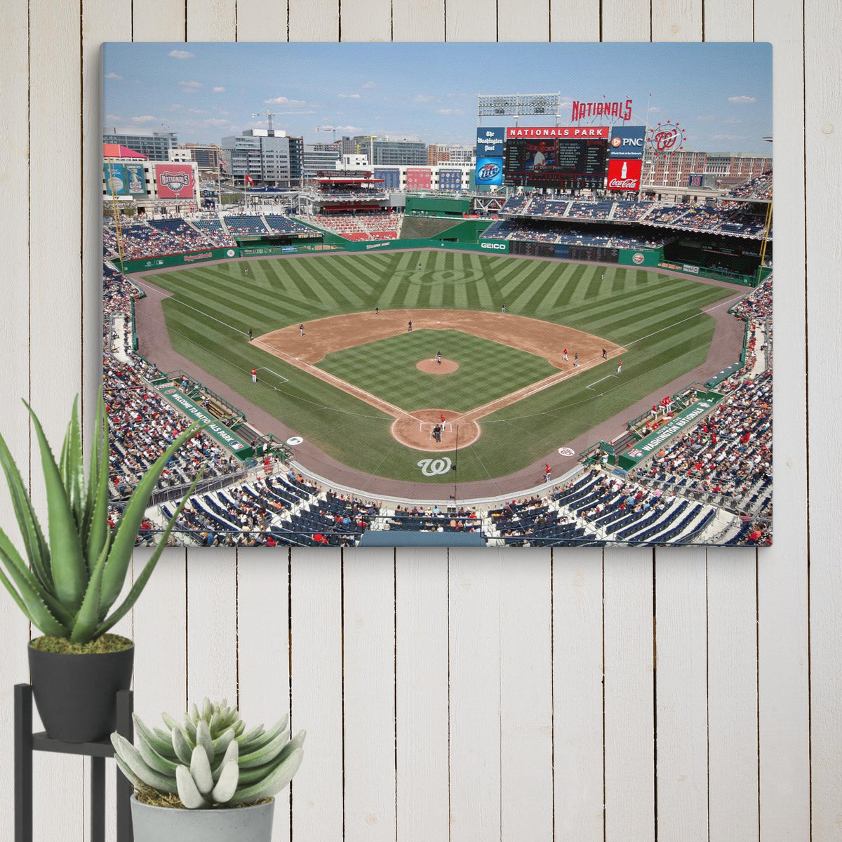 Washington Nationals Canvas - Stadium Vagabond
