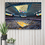 UNC Tar Heels Basketball Carmichael Arena Canvas - Stadium Vagabond