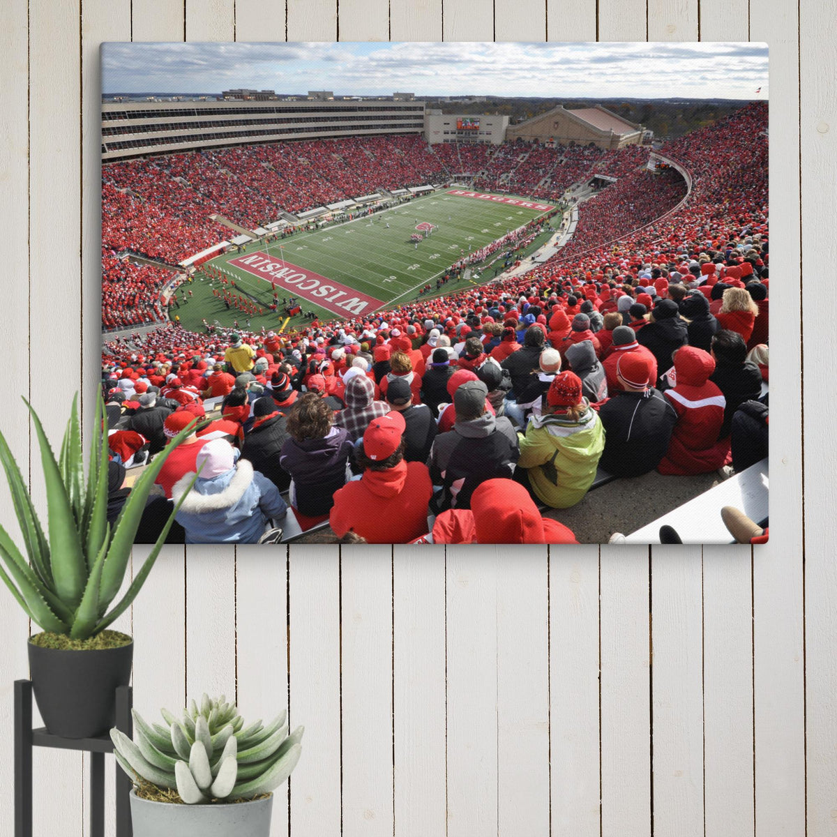 Wisconsin Badgers Camp Randall Canvas - Stadium Vagabond