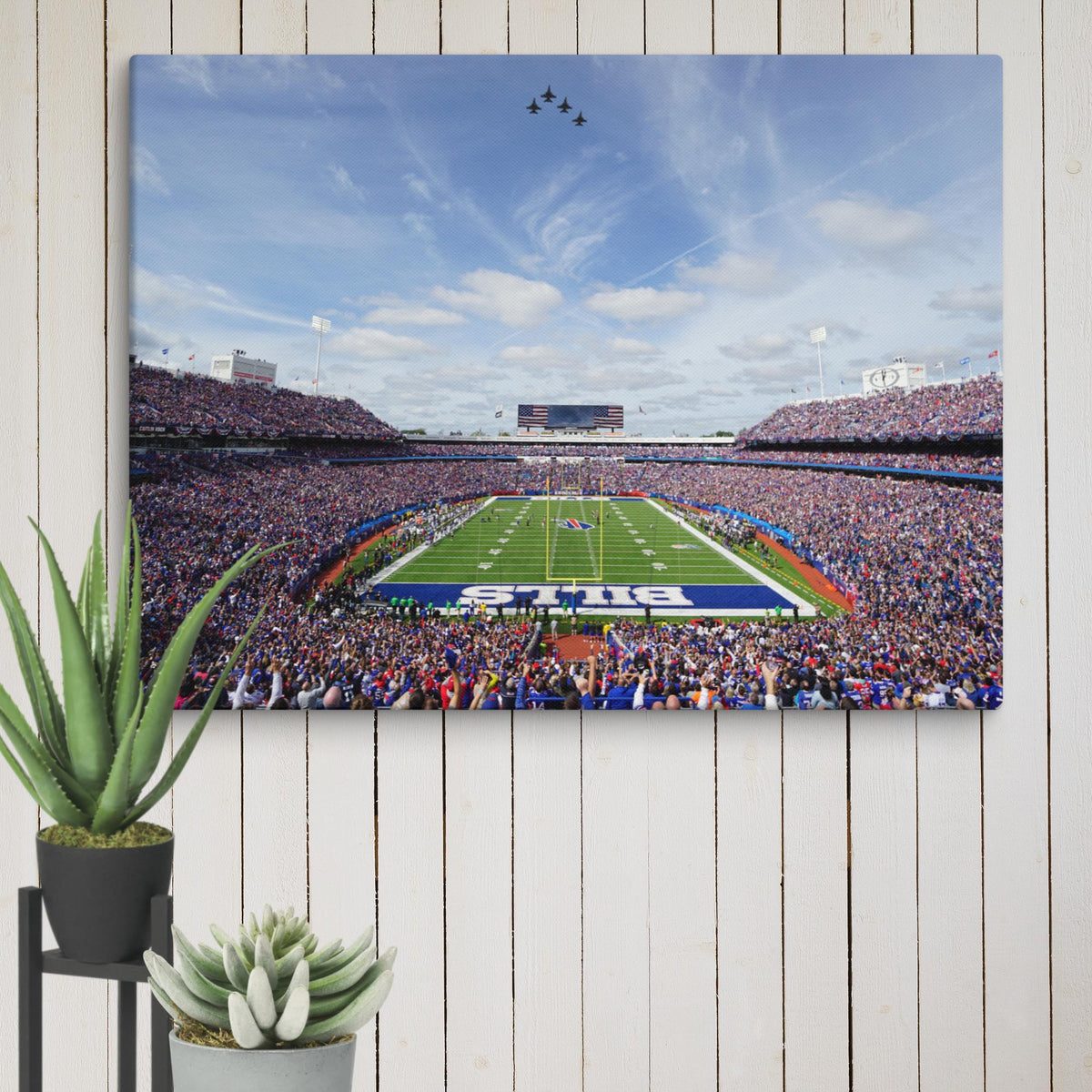 Buffalo Bills Highmark Stadium Canvas - Stadium Vagabond