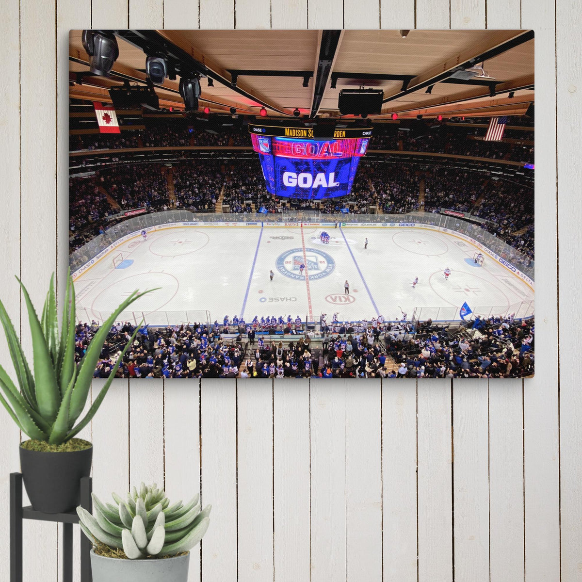 New York Rangers, Madison Square Garden Canvas - Stadium Vagabond