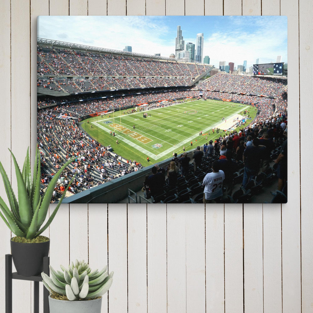Chicago Bears - Soldier Field Canvas - Stadium Vagabond